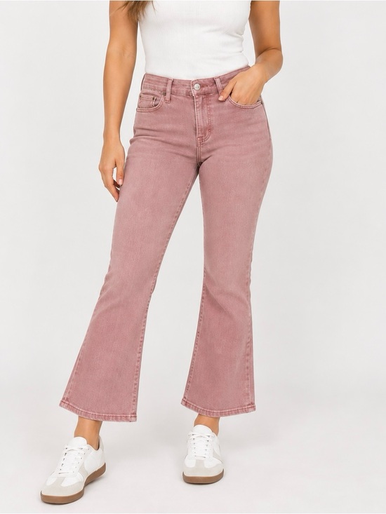 Frame Denim Denim - Frame Denim Rose Mauve Flare Jeans - Women